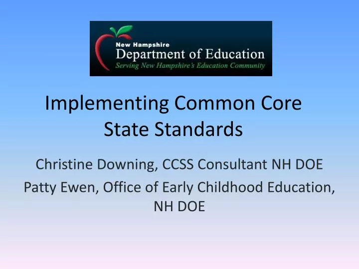 implementing common core state standards
