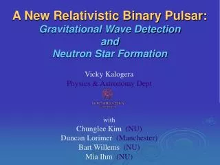 A New Relativistic Binary Pulsar: Gravitational Wave Detection and Neutron Star Formation