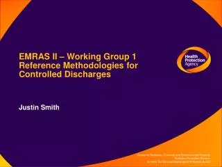 EMRAS II – Working Group 1 Reference Methodologies for Controlled Discharges