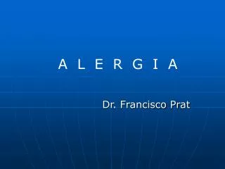Dr. Francisco Prat