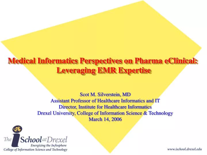 medical informatics perspectives on pharma eclinical leveraging emr expertise