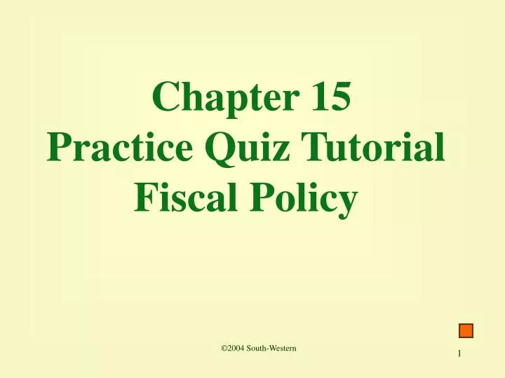 chapter 15 practice quiz tutorial fiscal policy