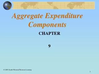 Aggregate Expenditure Components