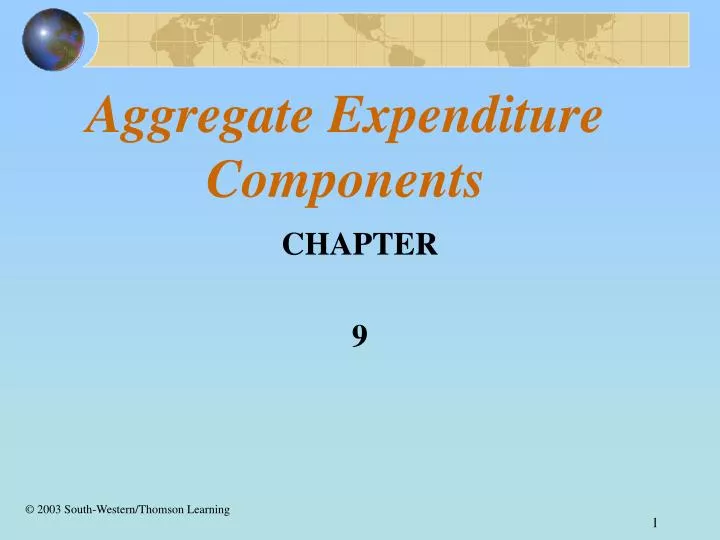 aggregate expenditure components