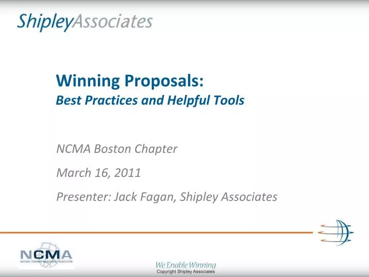 winning proposals best practices and helpful tools