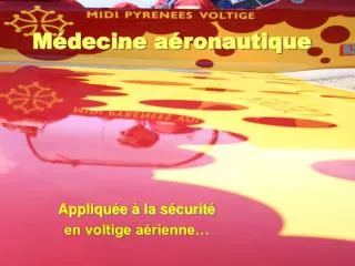 m decine a ronautique