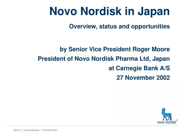 novo nordisk in japan overview status and opportunities