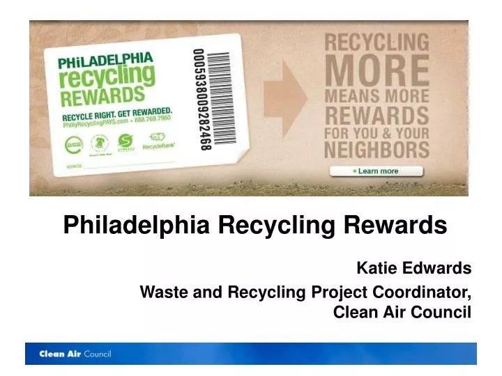 philadelphia recycling rewards