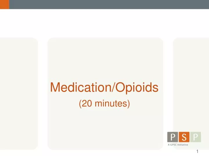 medication opioids