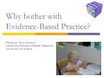 Evidence-Based Practice: A Workshop Overview - slide 1