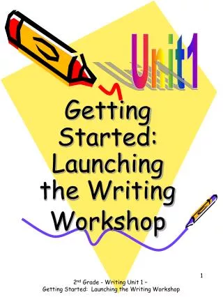 Getting Started: Launching the Writing Workshop