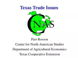 Texas Trade Issues