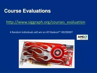 Course Evaluations