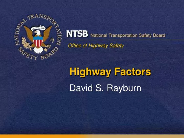 highway factors