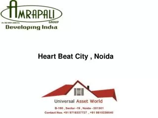Amrapali Heart Beat Noida Sec.107 @ 39.79 lacs call