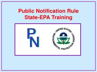 Public Notification Rule State-EPA Training