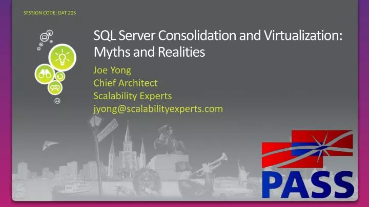 sql server consolidation and virtualization myths and realities