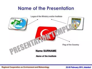 Name SURNAME Name of the Institute