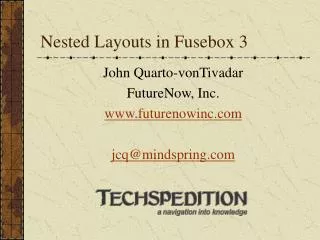 Nested Layouts in Fusebox 3