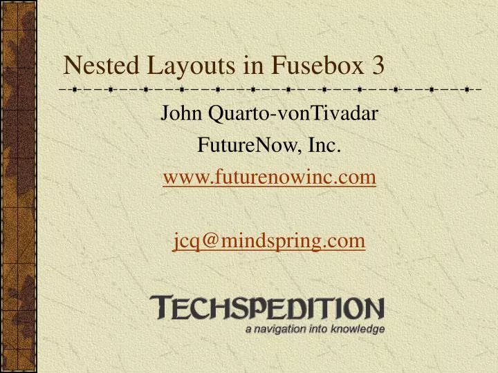 nested layouts in fusebox 3