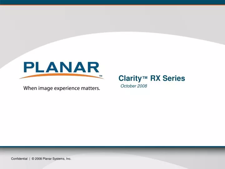 clarity rx series