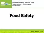 Food Safety