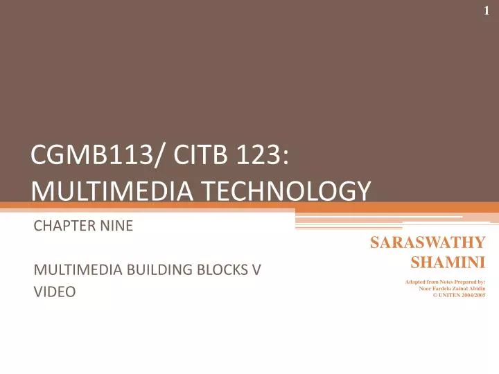 cgmb113 citb 123 multimedia technology