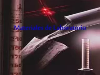 materiales de laboratorio