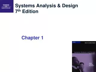Systems Analysis &amp; Design 7 th Edition