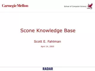 Scone Knowledge Base