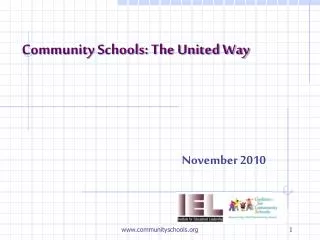 Community Schools: The United Way