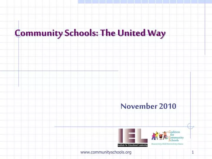 community schools the united way