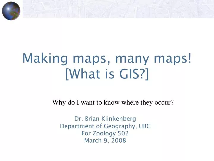 making maps many maps what is gis
