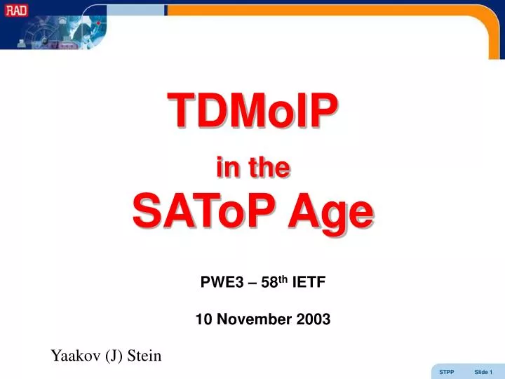 tdmoip in the satop age
