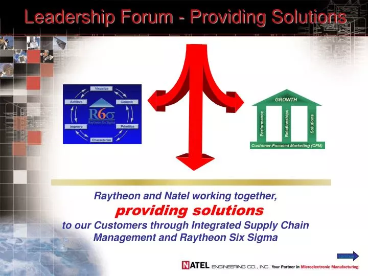 leadership forum providing solutions