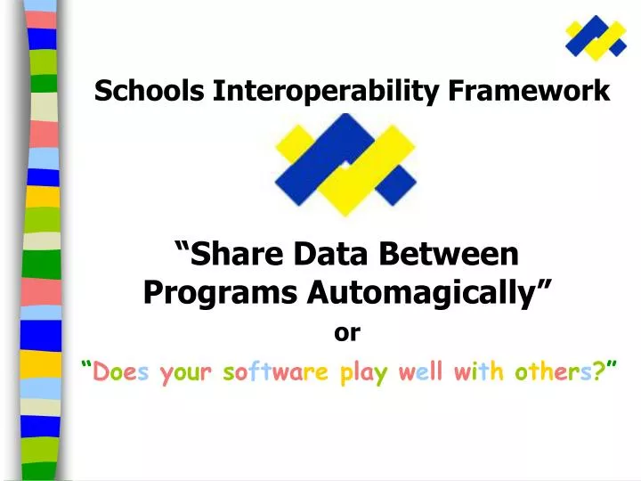 share data between programs automagically or