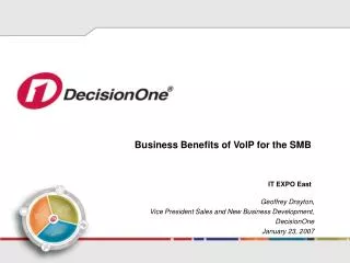 Business Benefits of VoIP for the SMB