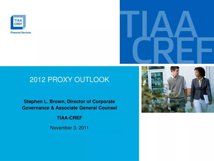 2012 proxy outlook