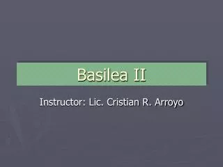 basilea ii