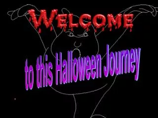to this Halloween Journey