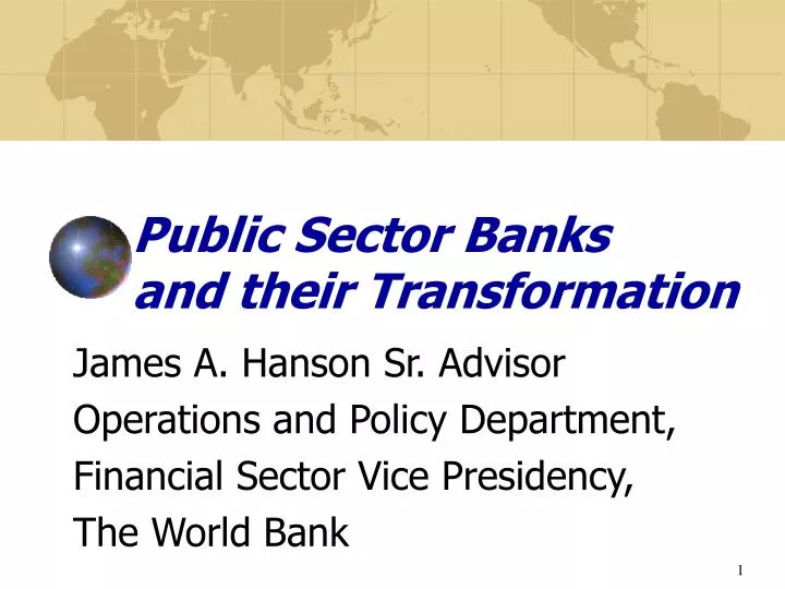 public sector banks and their transformation