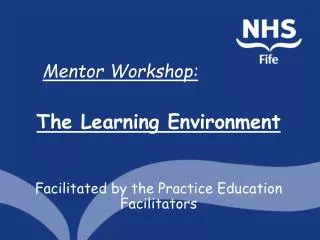 Mentor Workshop: