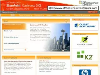 http://www.MSSharePointConference.com