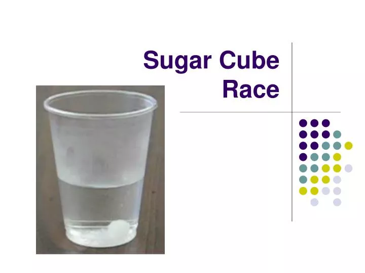 sugar cube race