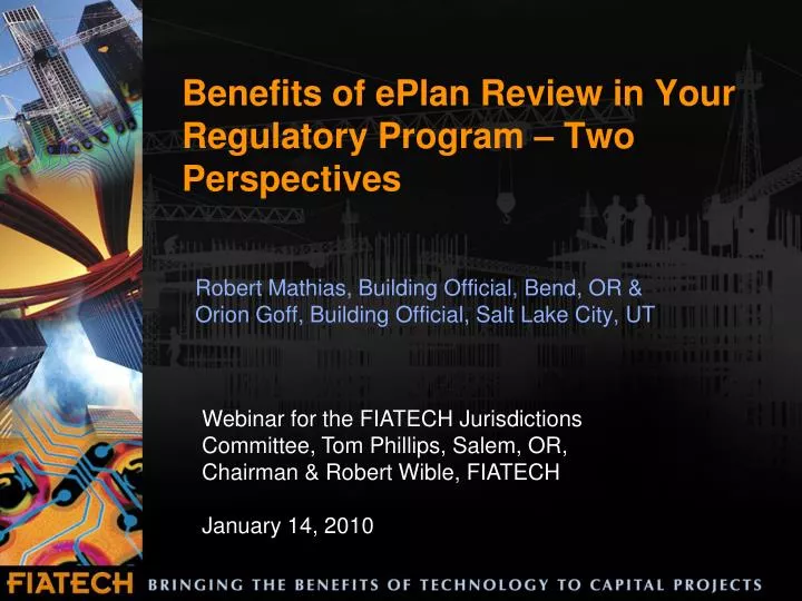 benefits of eplan review in your regulatory program two perspectives