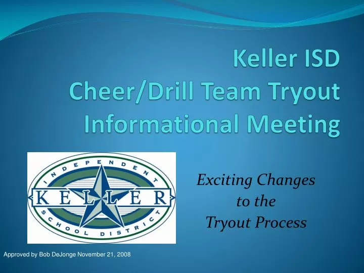 keller isd cheer drill team tryout informational meeting