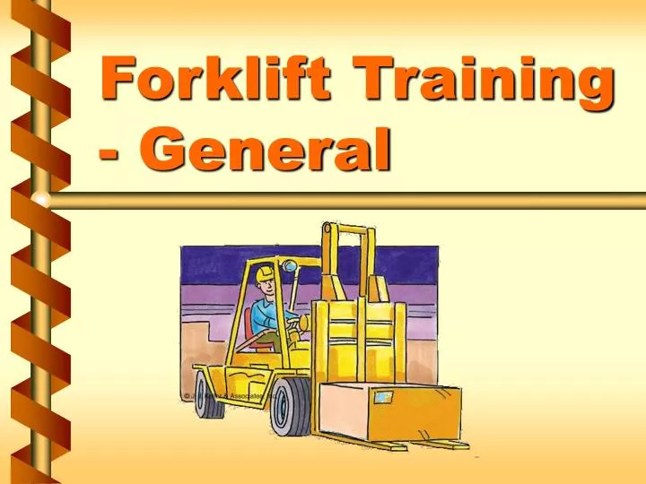 forklift training general