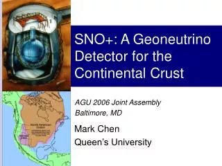 SNO+: A Geoneutrino Detector for the Continental Crust