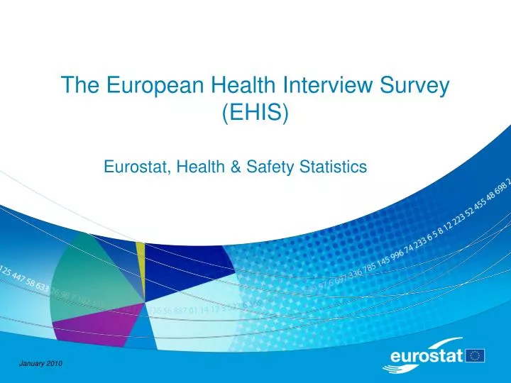 the european health interview survey ehis