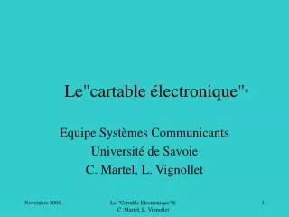 le cartable lectronique